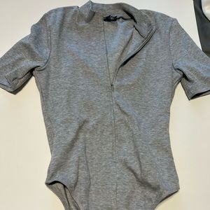 Grey bodysuit